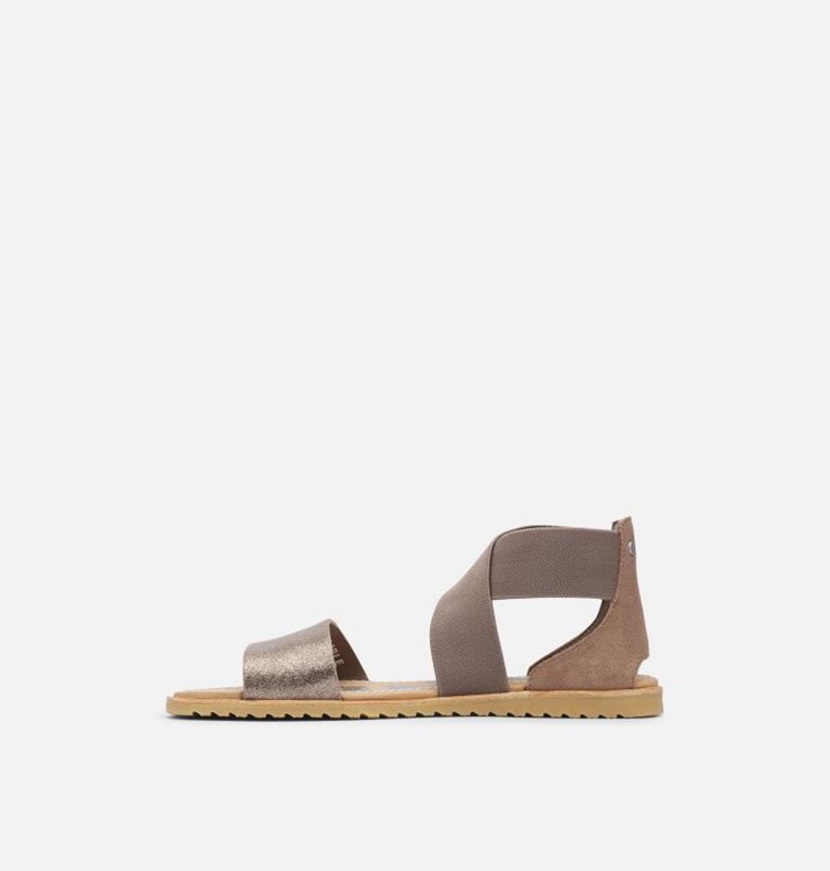 Sorel Dam Sandaler Brun - Ella™ Flat - XKQ-721360